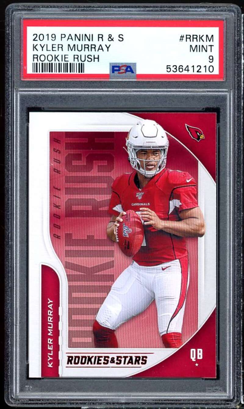 Kyler Murray Rookie Card 2019 Panini R n S Rookie Rush #RRKM PSA 9 Image 1