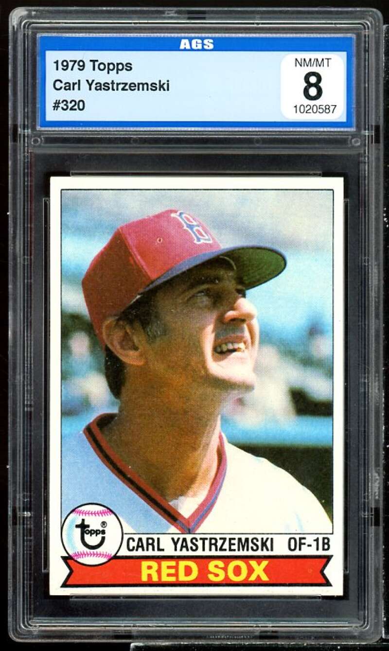 Carl Yastrzemski Card 1979 Topps #320 AGS 8 NM/MT Image 1