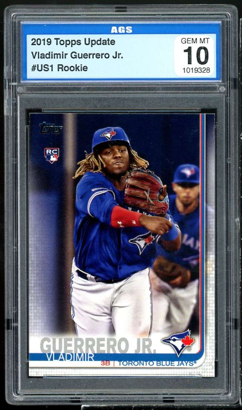 Vladimir Guerrero Jr. Rookie Card 2019 Topps Update #US1 AGS 10 GEM MT Image 1