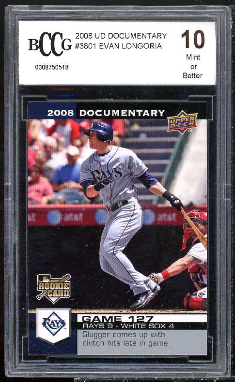 Evan Longoria Game Worn Jersey Baseball Card