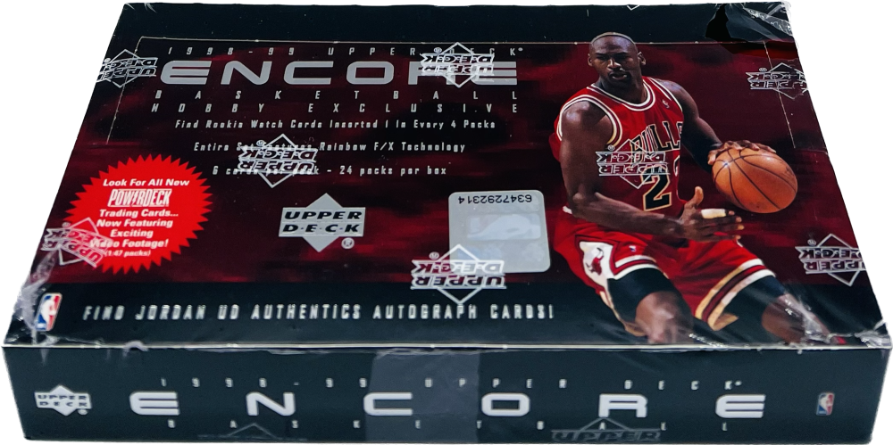 公認店1998-99 UpperDeck UD ENCORE Michael Jordan アッパーデック マイケルジョーダン Unopened Brand new BOX NBA basketball CARDS 未開封 RC Upper Deck
