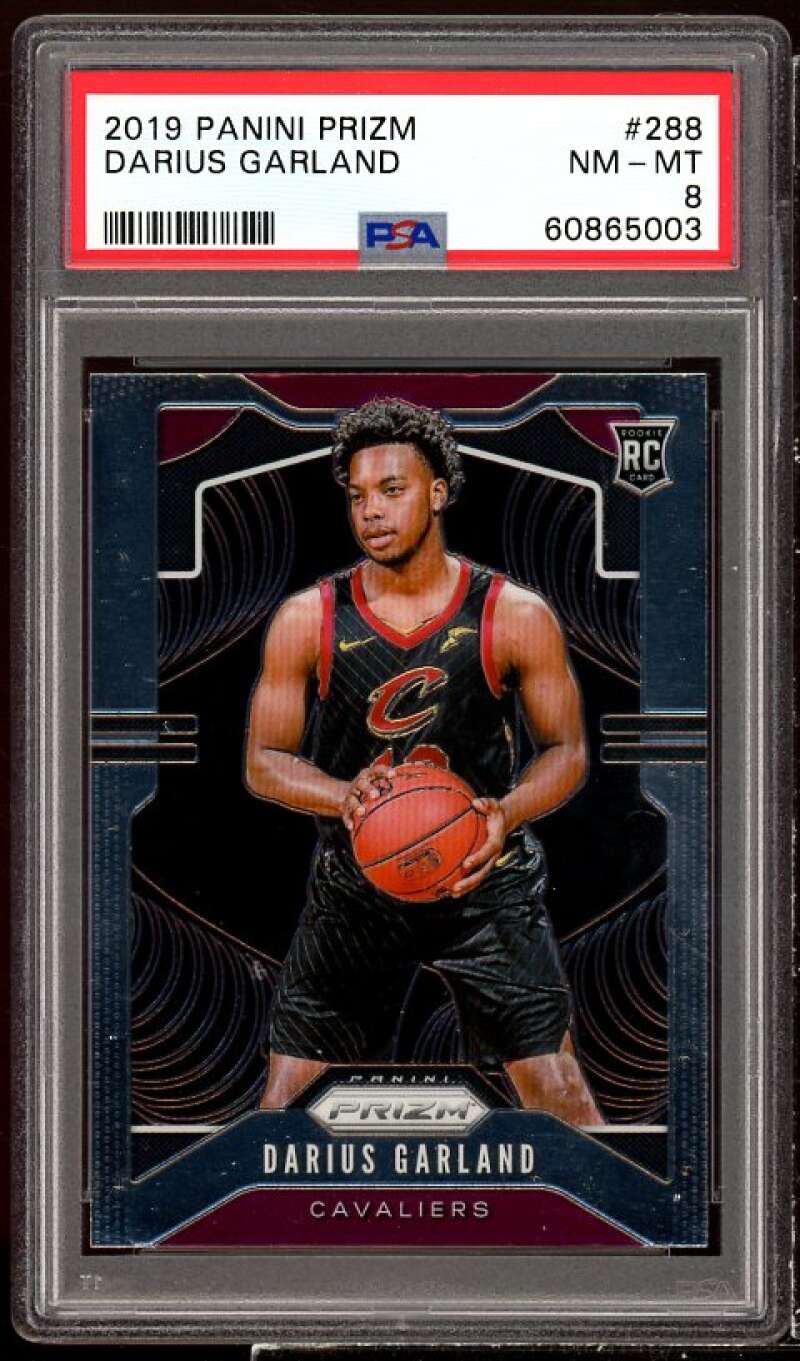 Darius Garland Rookie Card 2019-20 Panini Prizm #288 PSA 8 Image 1