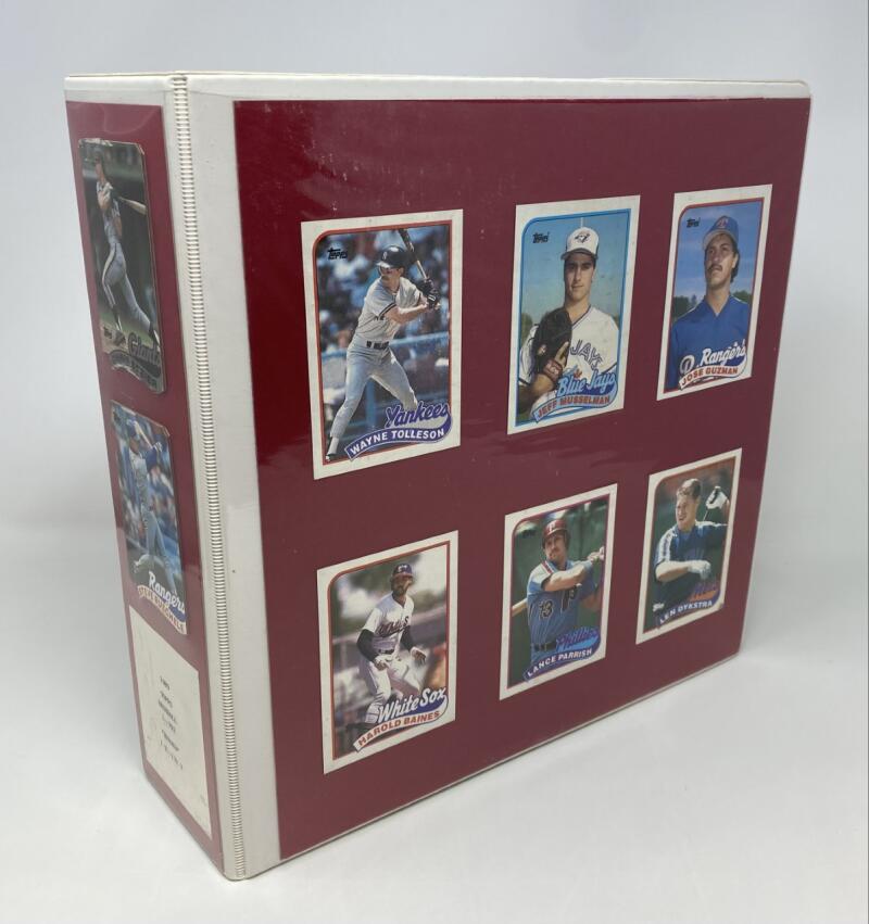 1989 Topps Baseball Hand Collated Binder Set 1-792 w/Traded 1T-132T Image 2