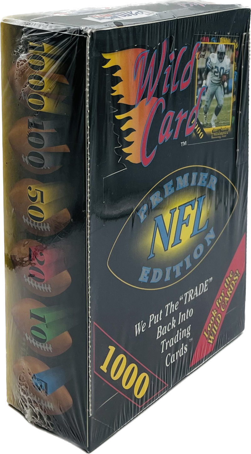 1991 Wild Card Premier Edition Football Box Image 1