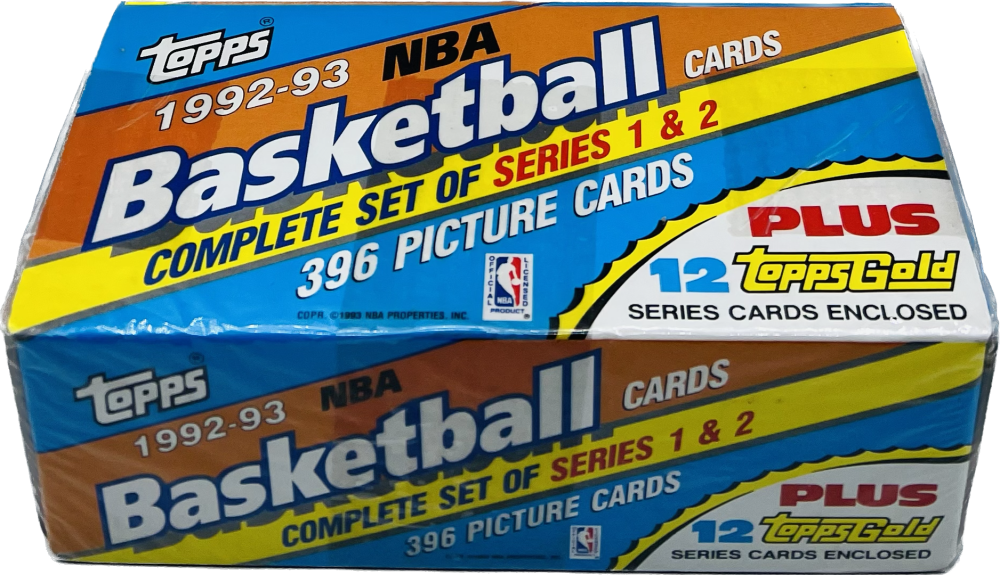 1992-93 Topps Series 1 & 2 Basketball Factory Set Image 1