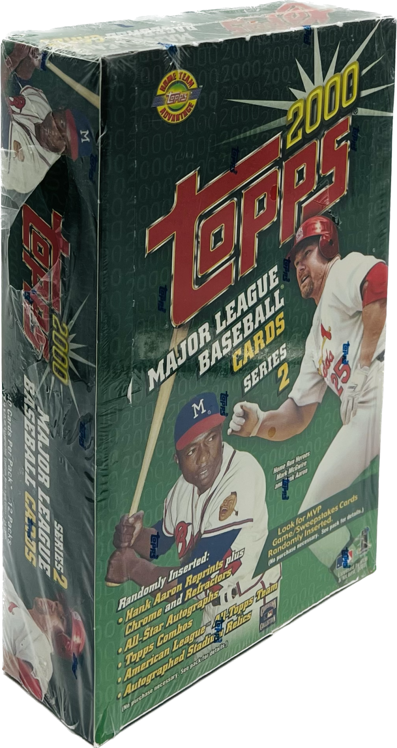 2000 Topps Series 2 Baseball HTA Box Image 1