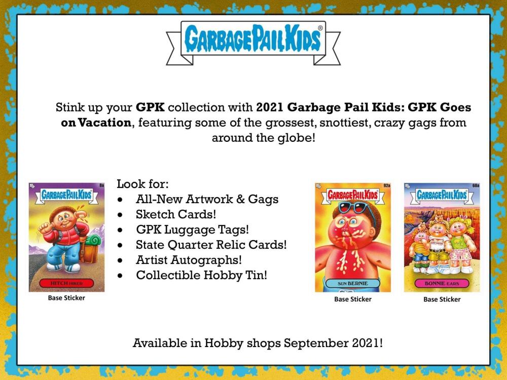 2023 Topps Garbage Pail Kids GPK Goes on Vacation Series 1 Hobby Box  Image 3