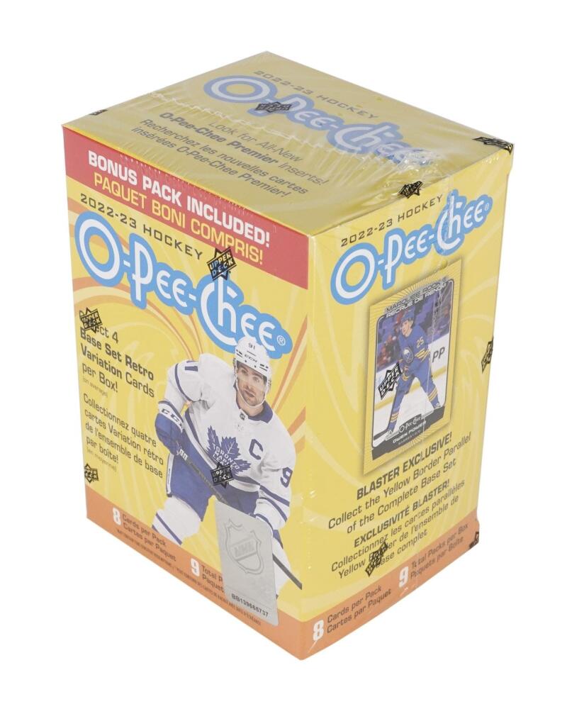 2022-23 Upper Deck O-Pee-Chee Hockey 8-Pack Blaster Box Image 1