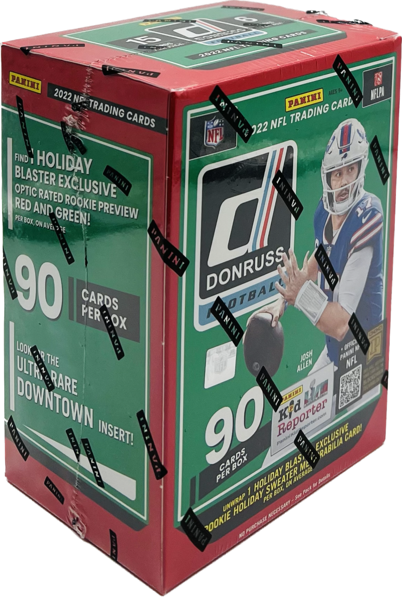 2022 Panini Donruss Football 6-Pack Holiday Blaster Box Image 1