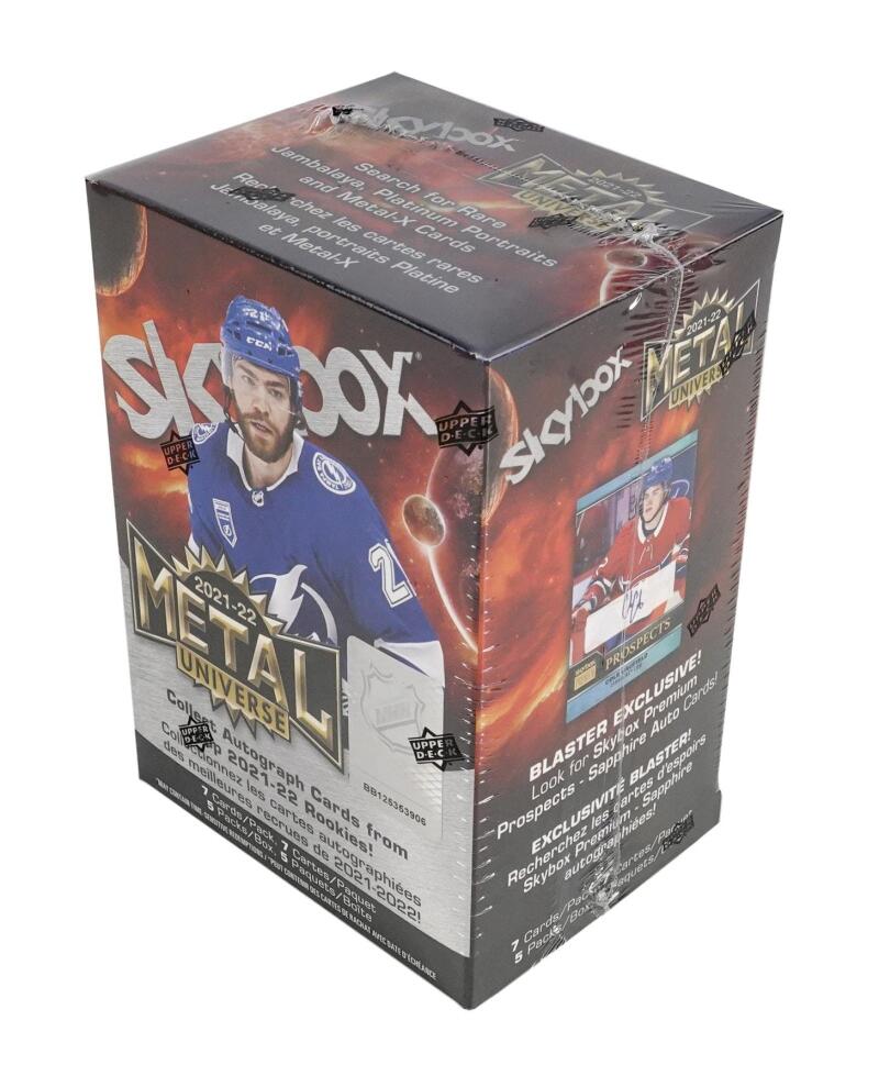 2021-22 Upper Deck Skybox Metal Universe Hockey 5-Pack Blaster Box Image 1