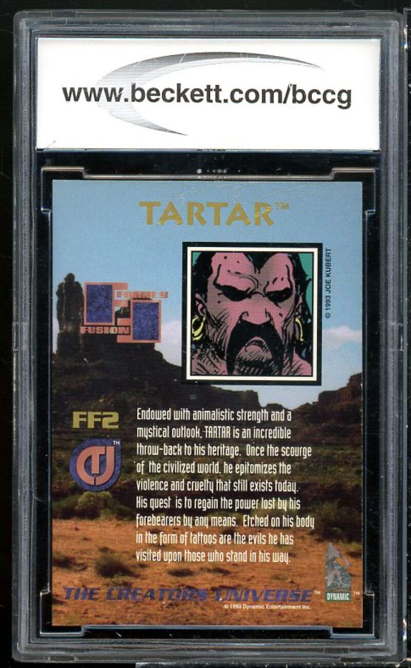 Tartar Card 2006 Collector's Choice The Creators Universe #ff2 BGS BCCG 10 Image 2