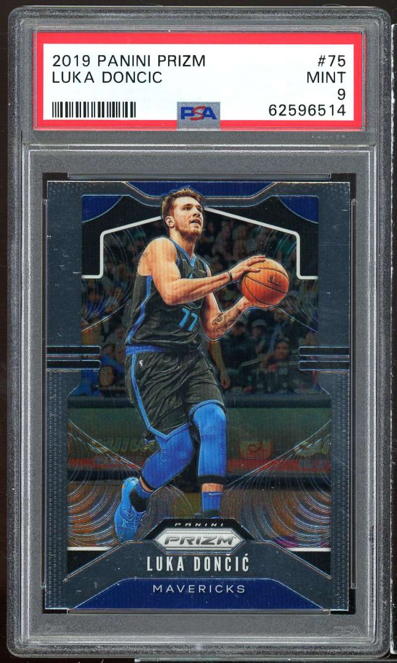 Luka Doncic Rookie Card 2019-20 Panini Prizm #75 PSA 9 Image 1