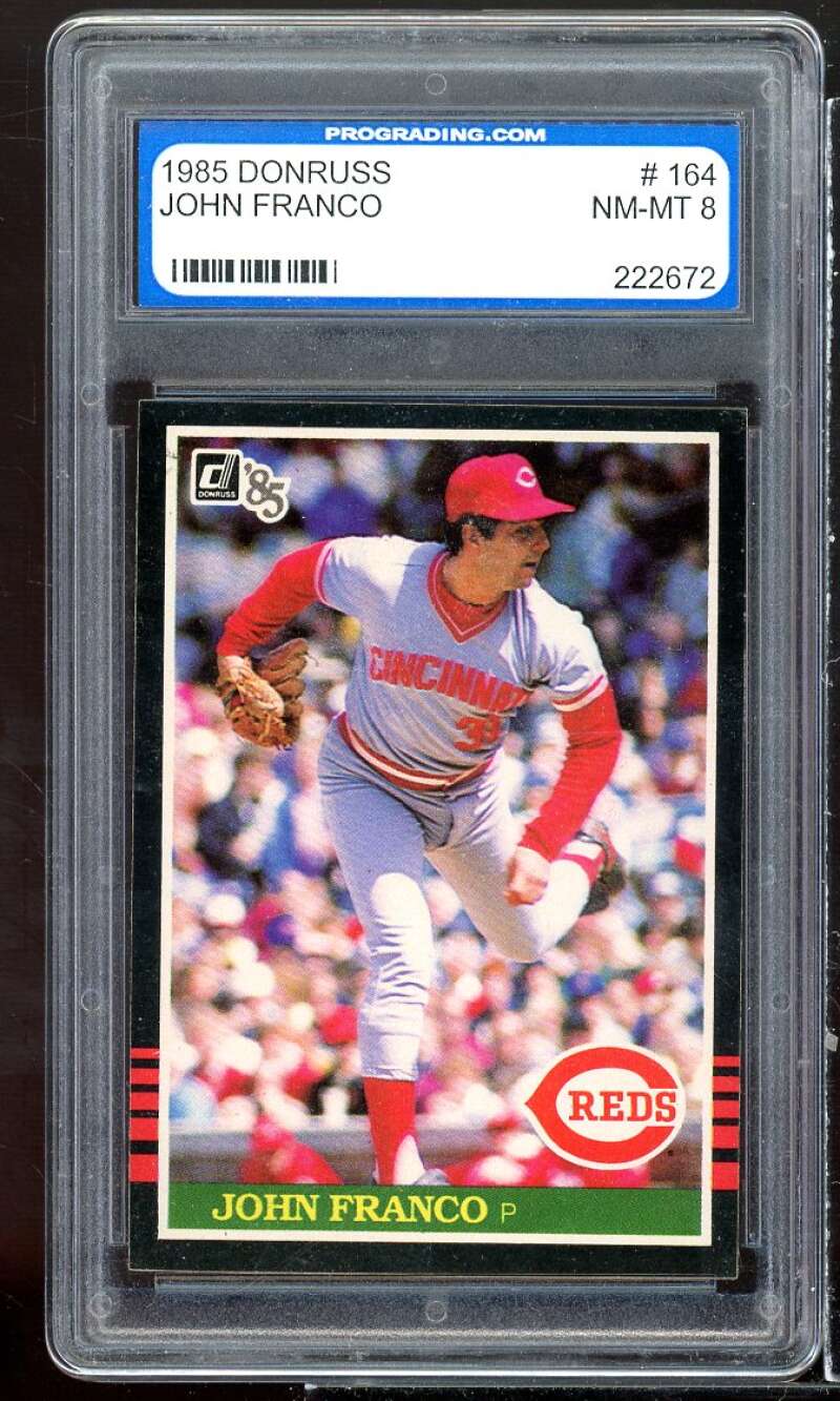 John Franco Rookie Card 1985 Donruss #164 PGS 8 NM-MT Image 1