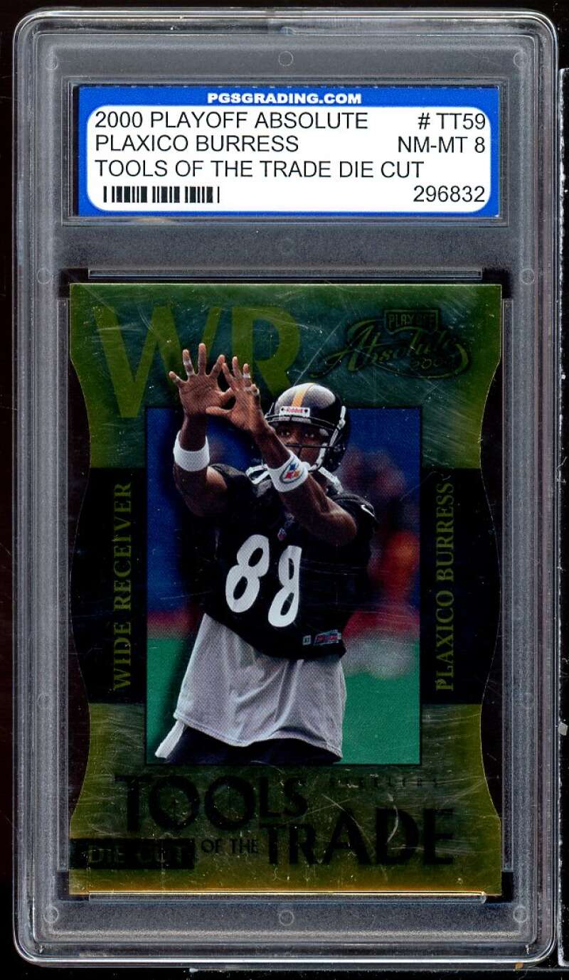 Plaxico Burress Rookie Card 2000 Playoff Tools Of The Trade #tt59 PGS 8 NM-MT Image 1