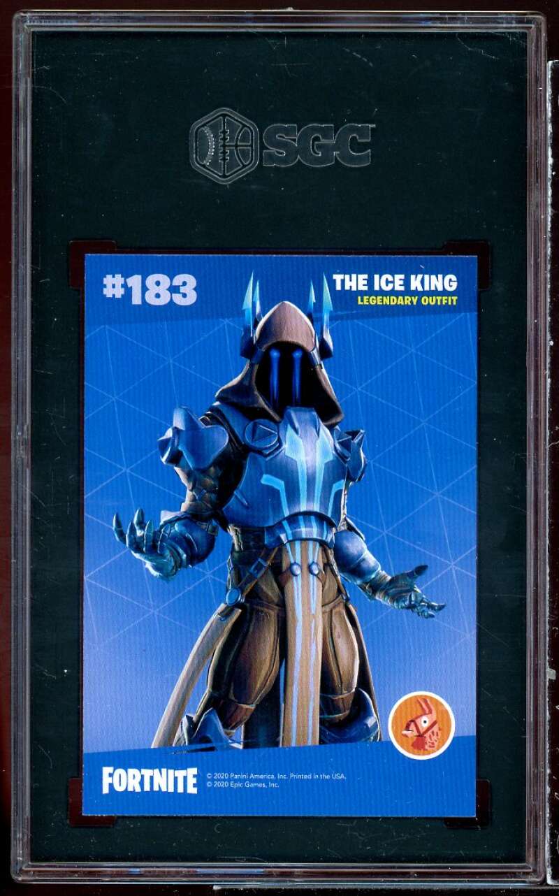 The Ice King Holofoil 2020 Panini Fortnite Series 2 USA SGC 10 GEM MT Image 2