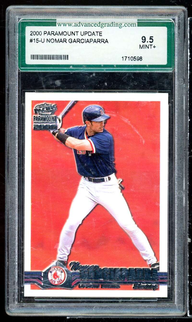 Nomar Garciaparra Card 2000 Paramount Update #15u AGS 9.5 MINT+ Image 1