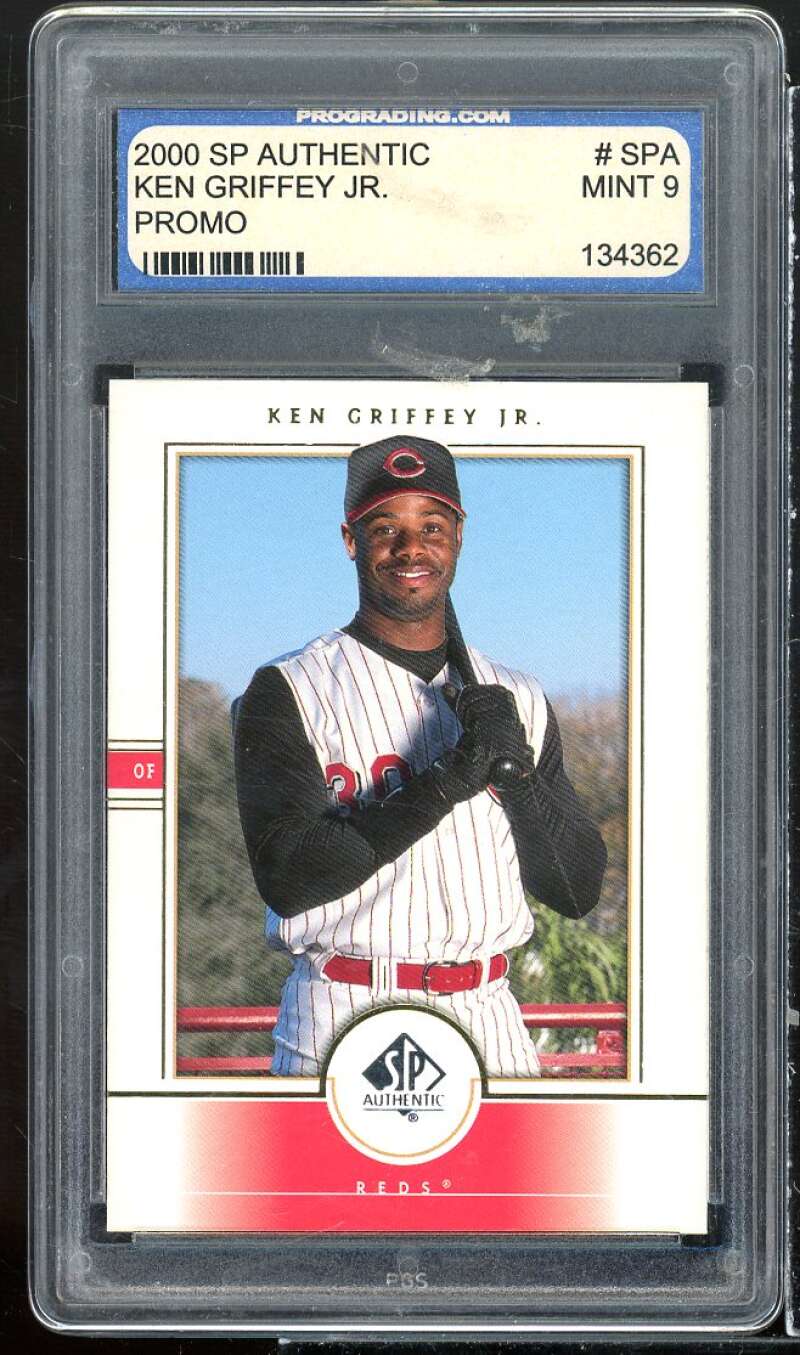 Ken Griffey Jr Card 2000 SP Authentic Promo #spa PGS 9 MINT Image 1