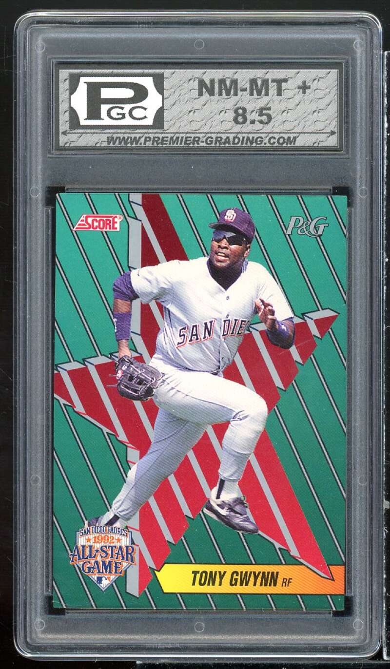 Tony Gwynn Card 1992 Score Proctor n Gamble #16 PCG 8.5 NM-MT+ Image 1