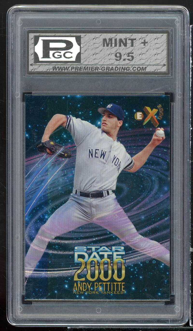 Andy Pettitte Card E-X Star Date 2000 #3 PGC 9.5 MINT+ Image 1