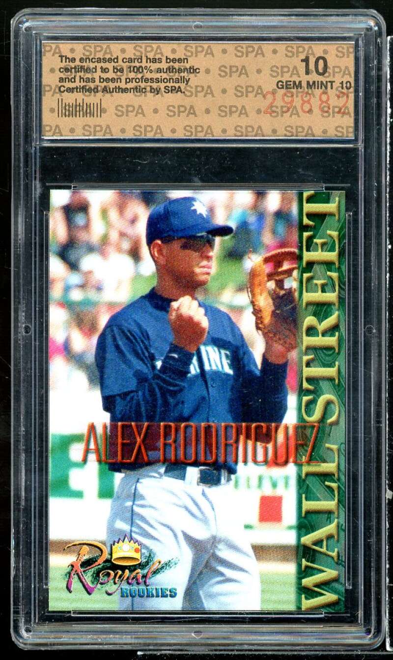 Alex Rodriguez Card 2000 Royal Rookies #nno SPA 10 GEM MT Image 1