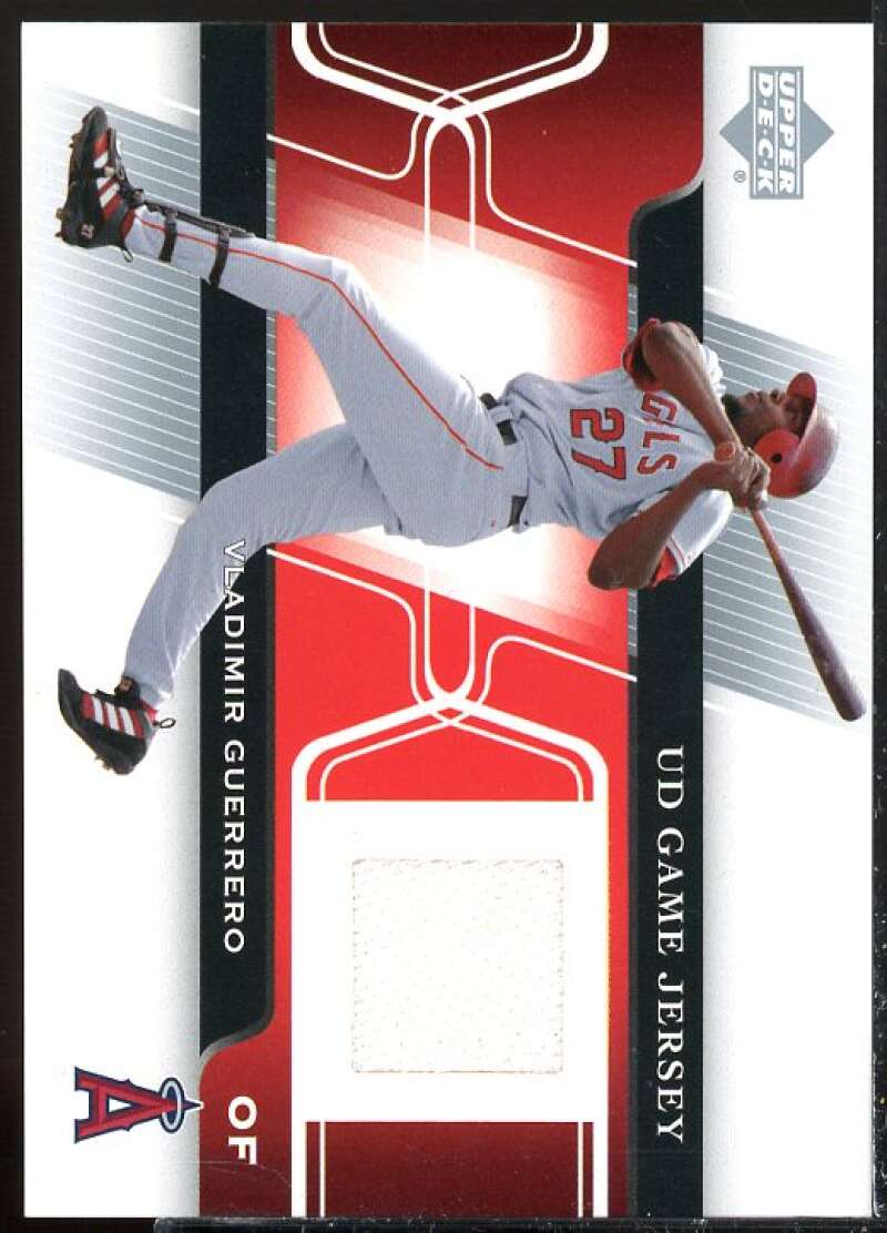Vladimir Guerrero Card 2005 Upper Deck Game Jersey #VG  Image 1