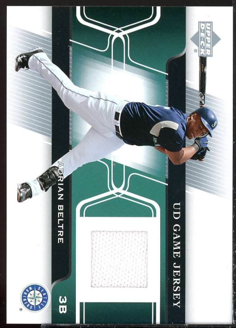 Adrian Beltre Card 2005 Upper Deck Game Jersey #AB  Image 1