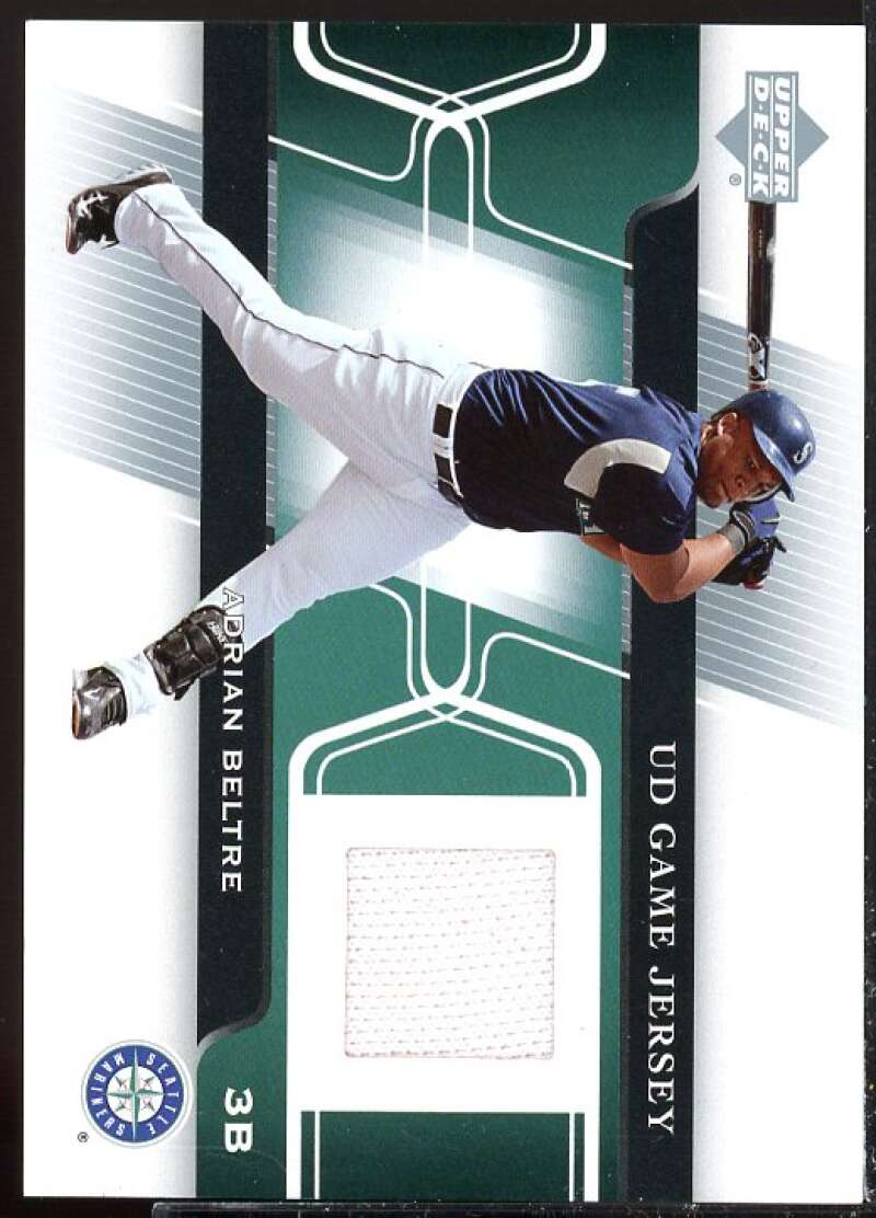 Adrian Beltre Card 2005 Upper Deck Game Jersey #AB  Image 1