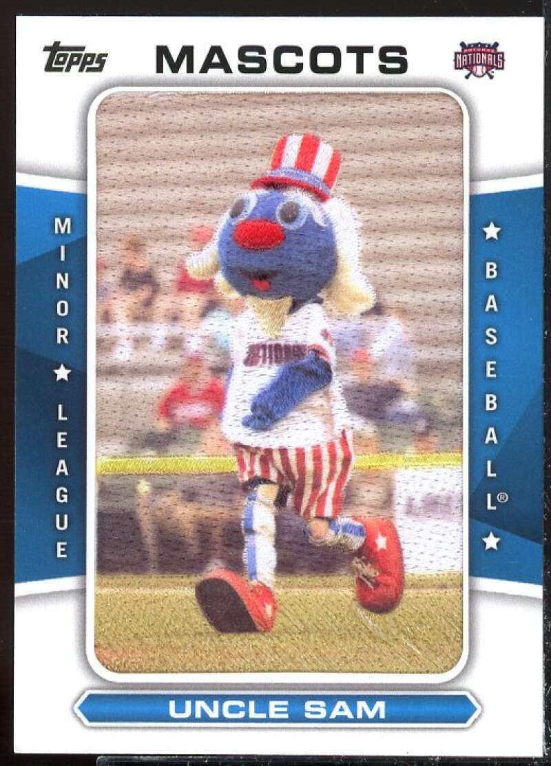 Uncle Sam Card 2013 Topps Pro Debut Mascots #US  Image 1