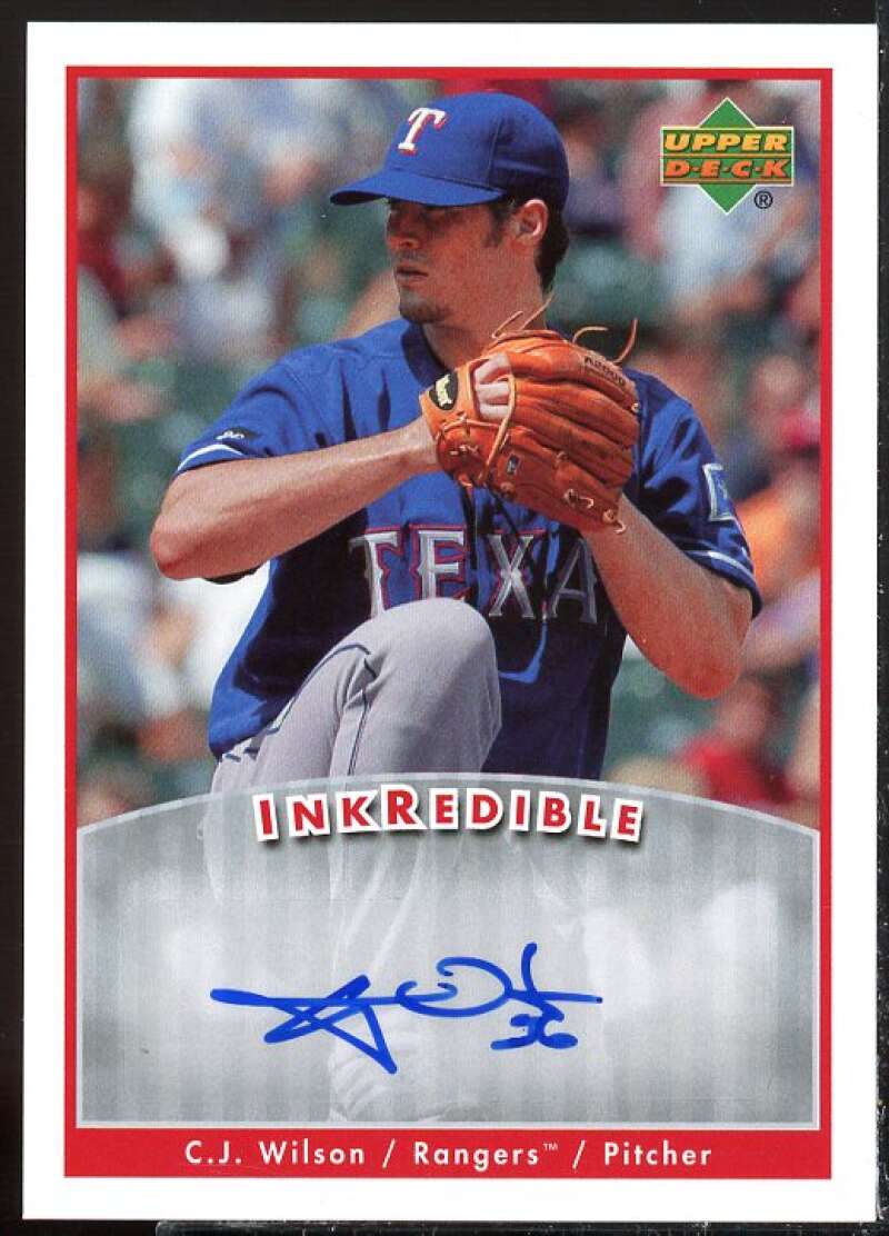 C.J. Wilson UPD Card 2006 Upper Deck INKredible #CW  Image 1