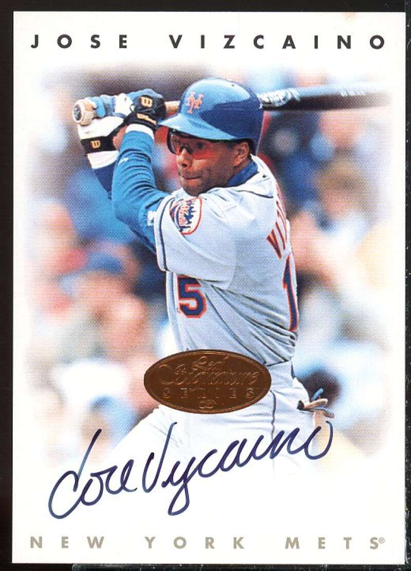 Jose Vizcaino Card 1996 Leaf Signature Autographs #233  Image 1