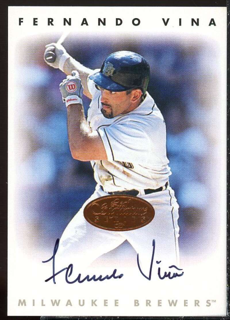 Fernando Vina Card 1996 Leaf Signature Autographs #231  Image 1