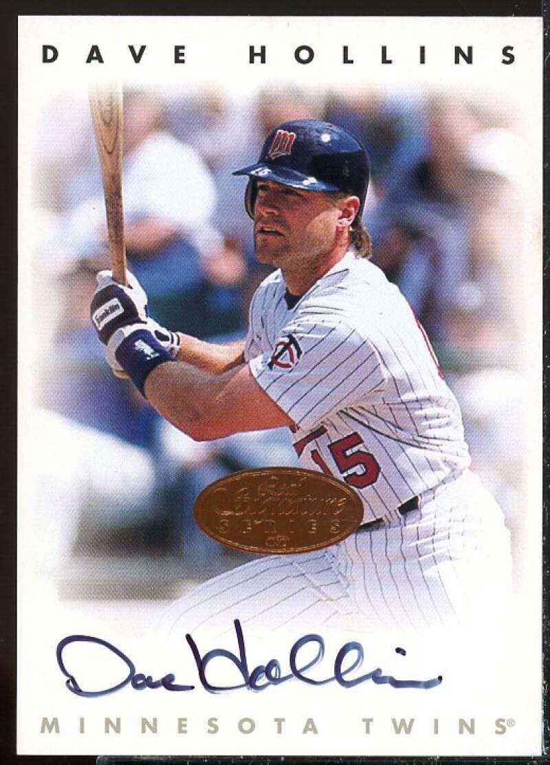 Dave Hollins Card 1996 Leaf Signature Autographs #106  Image 1