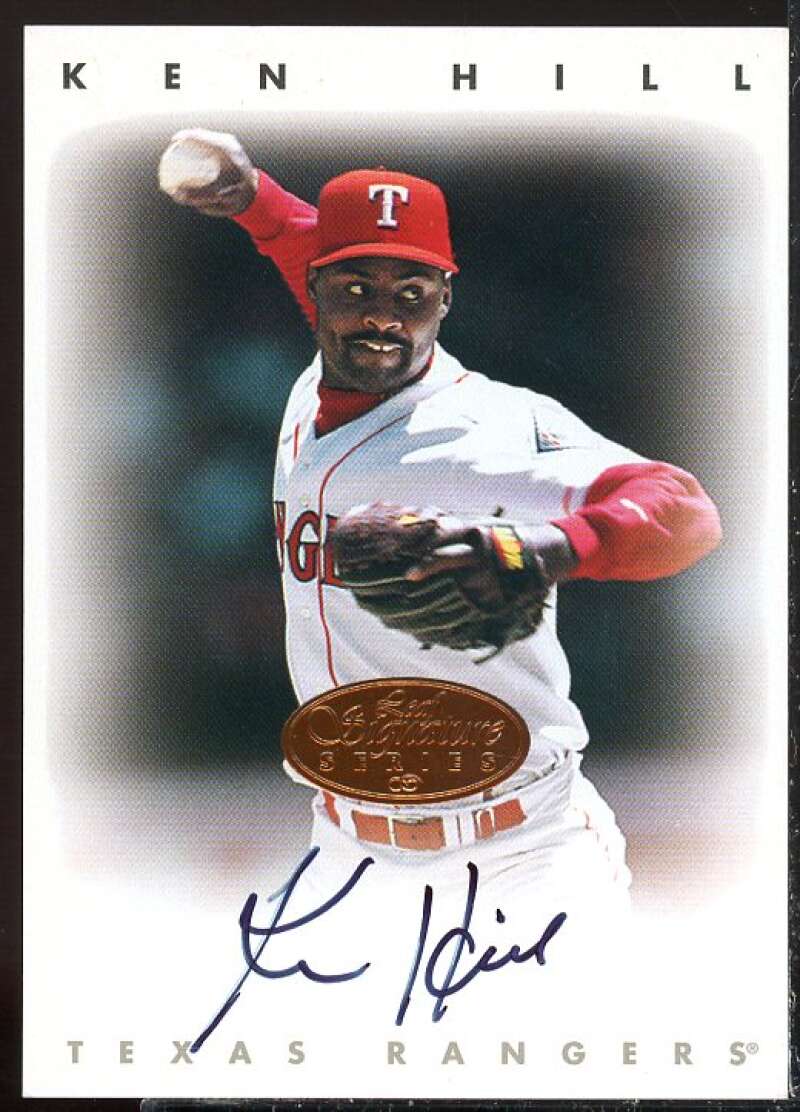 Ken Hill Card 1996 Leaf Signature Autographs #103  Image 1