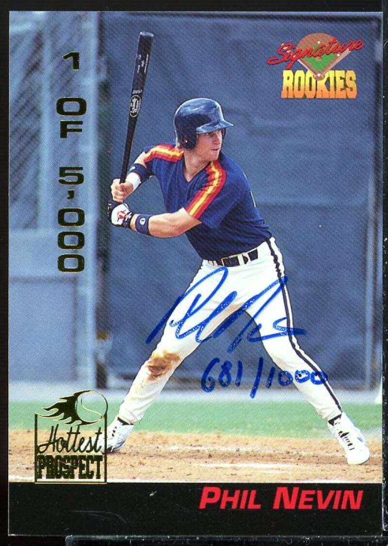 Phil Nevin Card 1994 Signature Rookies Hottest Prospects Signatures #S8  Image 1