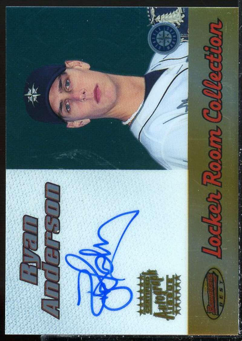 Ryan Anderson A 2000 Bowman's Best Locker Room Collection Autographs #LRCA16  Image 1
