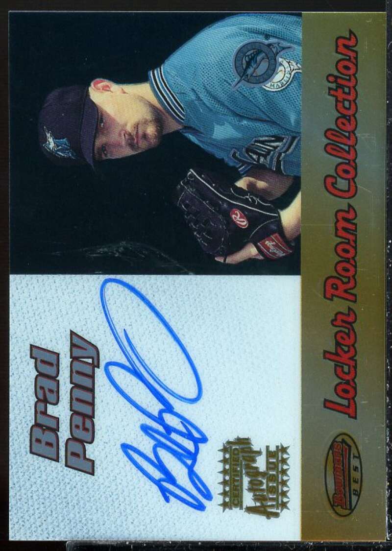 Brad Penny A Card 2000 Bowman's Best Locker Room Collection Autographs #LRCA13  Image 1