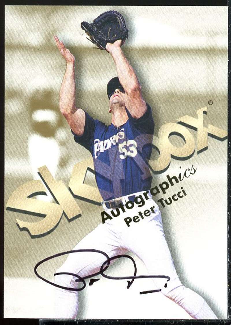 Peter Tucci Card 1999 SkyBox Premium Autographics #50  Image 1