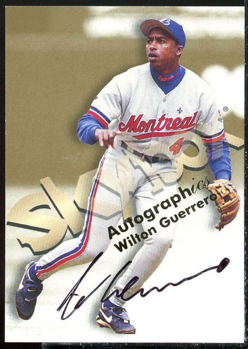 Wilton Guerrero Card 1999 SkyBox Premium Autographics #22  Image 1