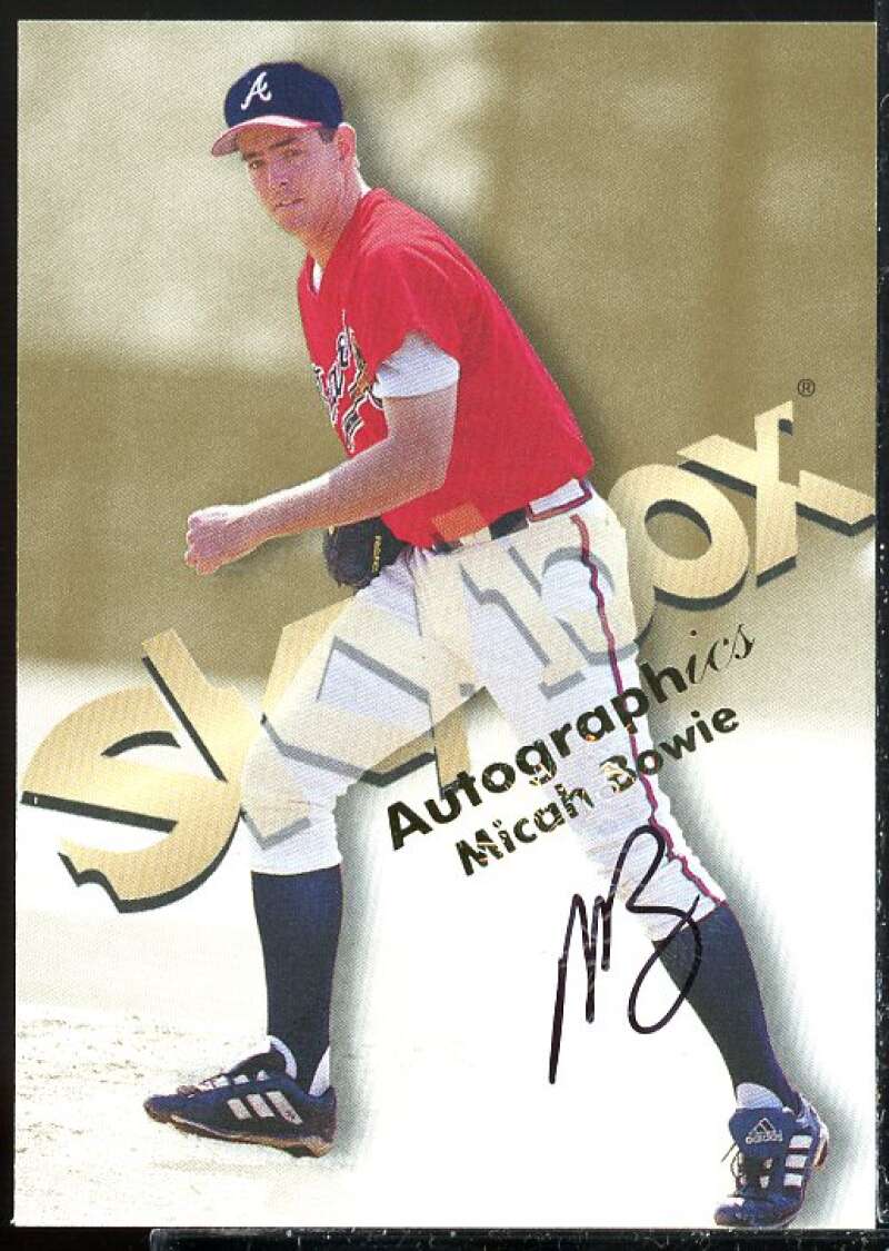 Micah Bowie Card 1999 SkyBox Premium Autographics #5  Image 1