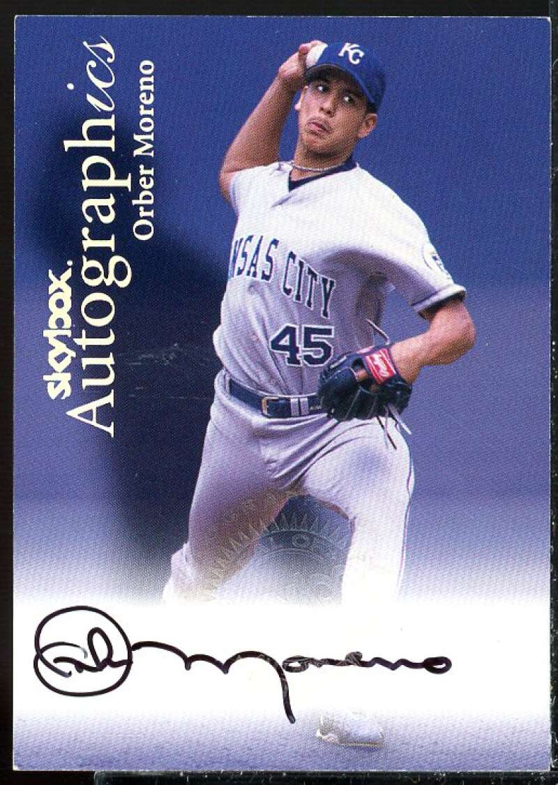 Orber Moreno Card 2000 SkyBox Autographics #92  Image 1