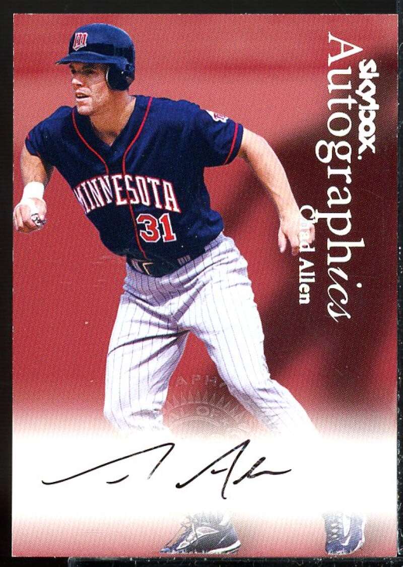 Chad Allen Card 2000 SkyBox Autographics #2  Image 1