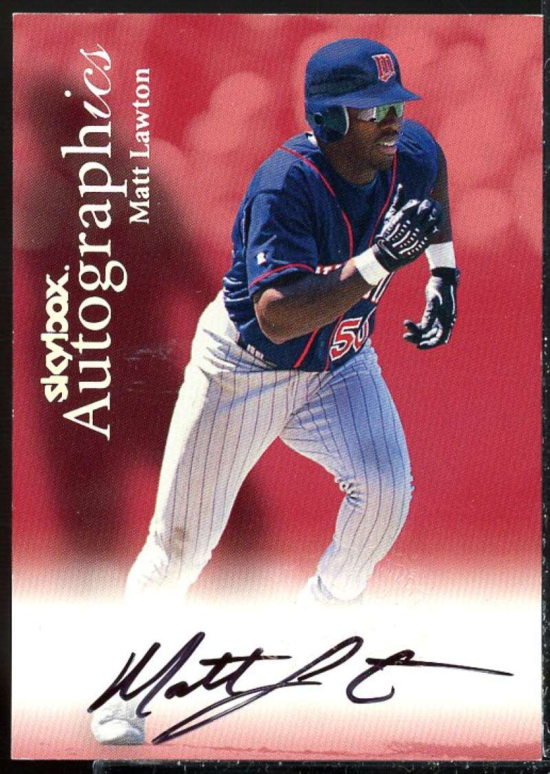 Matt Lawton Card 2000 SkyBox Autographics #78  Image 1