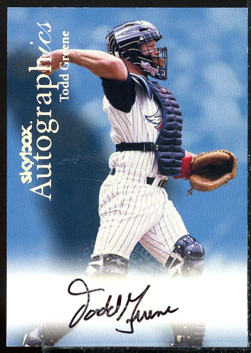 Todd Greene Card 2000 SkyBox Autographics #52  Image 1