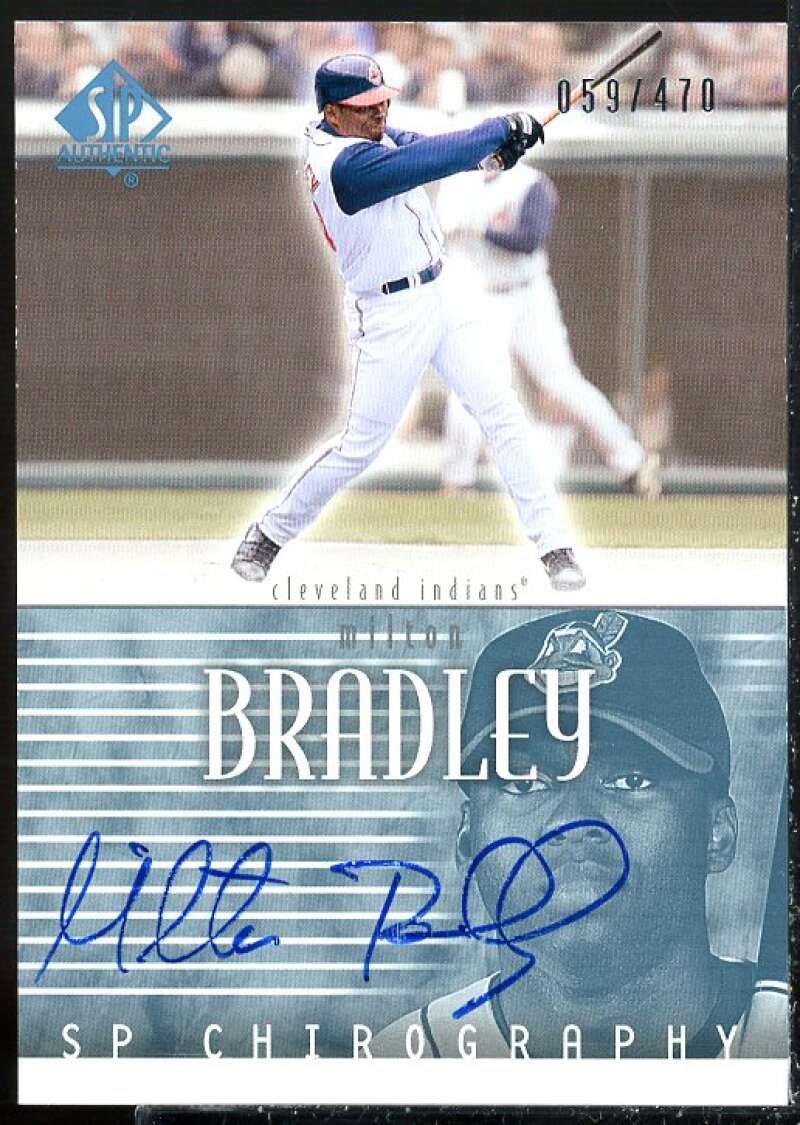 Milton Bradley Card 2002 SP Authentic Chirography #MBr  Image 1