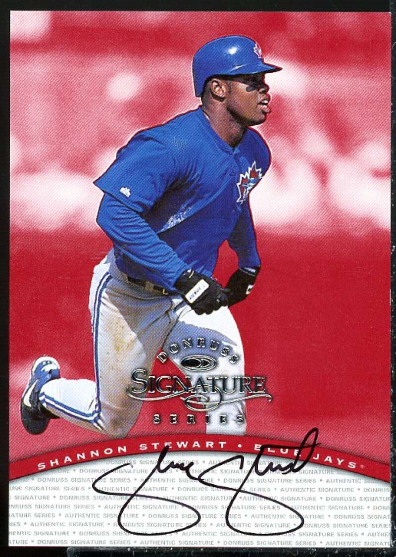 Shannon Stewart Card 1997 Donruss Signature Autographs #92  Image 1