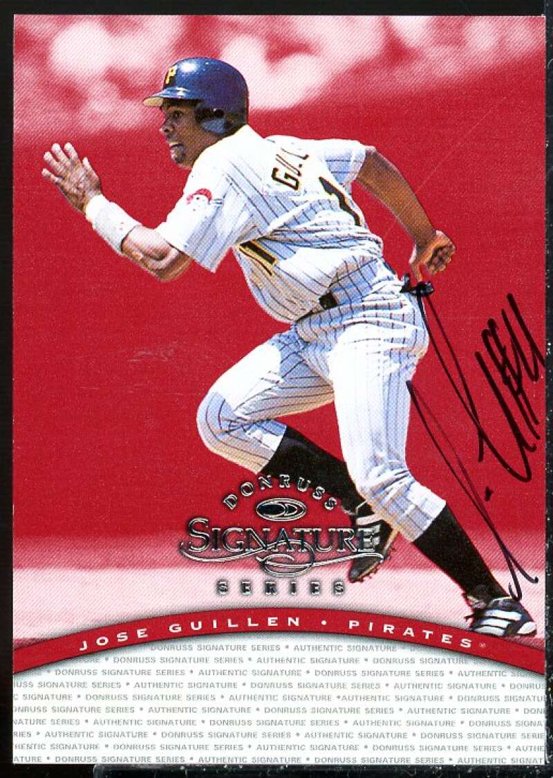 Jose Guillen Card 1997 Donruss Signature Autographs #48  Image 1