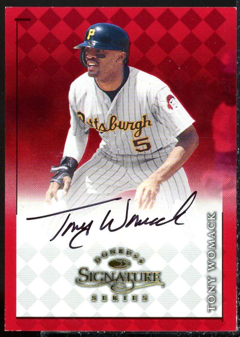 Tony Womack Card 1998 Donruss Signature Autographs #97  Image 1