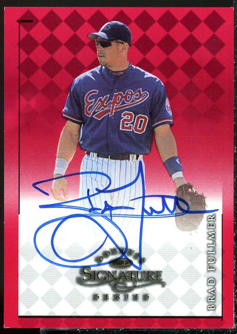 Brad Fullmer Card 1998 Donruss Signature Autographs #33  Image 1