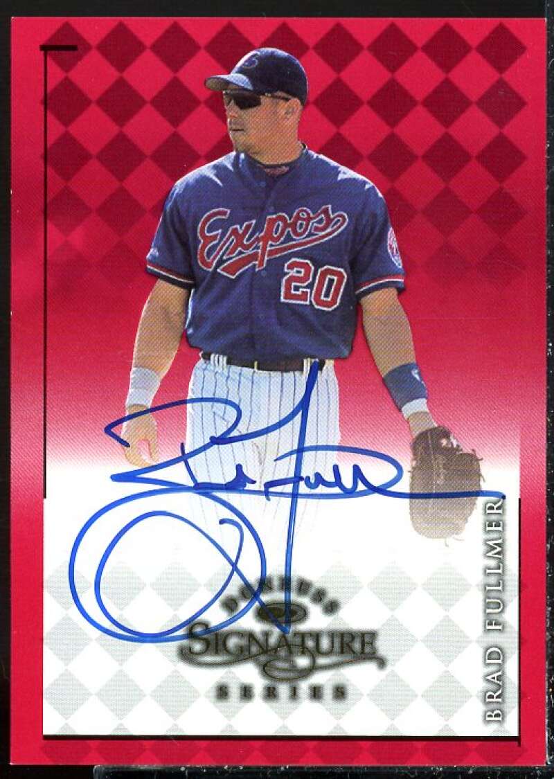 Brad Fullmer Card 1998 Donruss Signature Autographs #33  Image 1