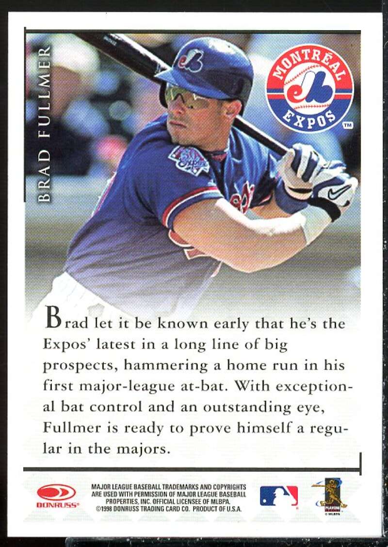 Brad Fullmer Card 1998 Donruss Signature Autographs #33  Image 2